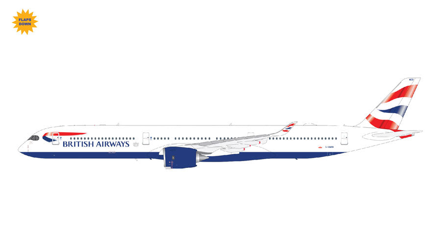 GeminiJets 1/200 British Airways Airbus A350-1000 Flaps Down
