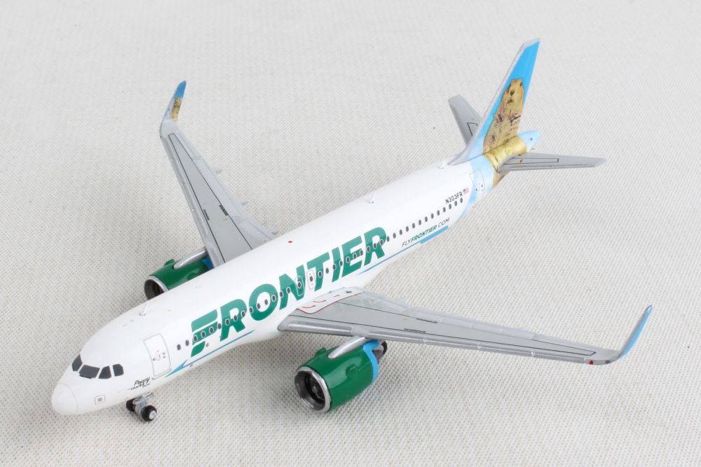 GeminiJets 1/400 Frontier A320NEO Poppy