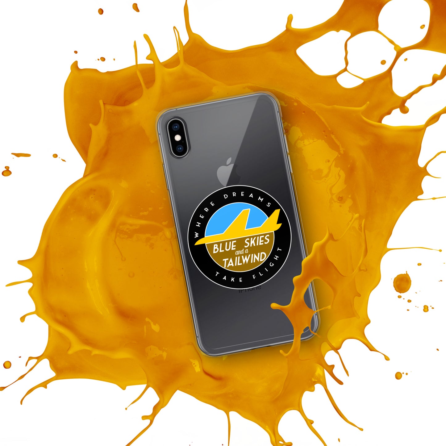 Blue Skies and a Tailwind iPhone Case