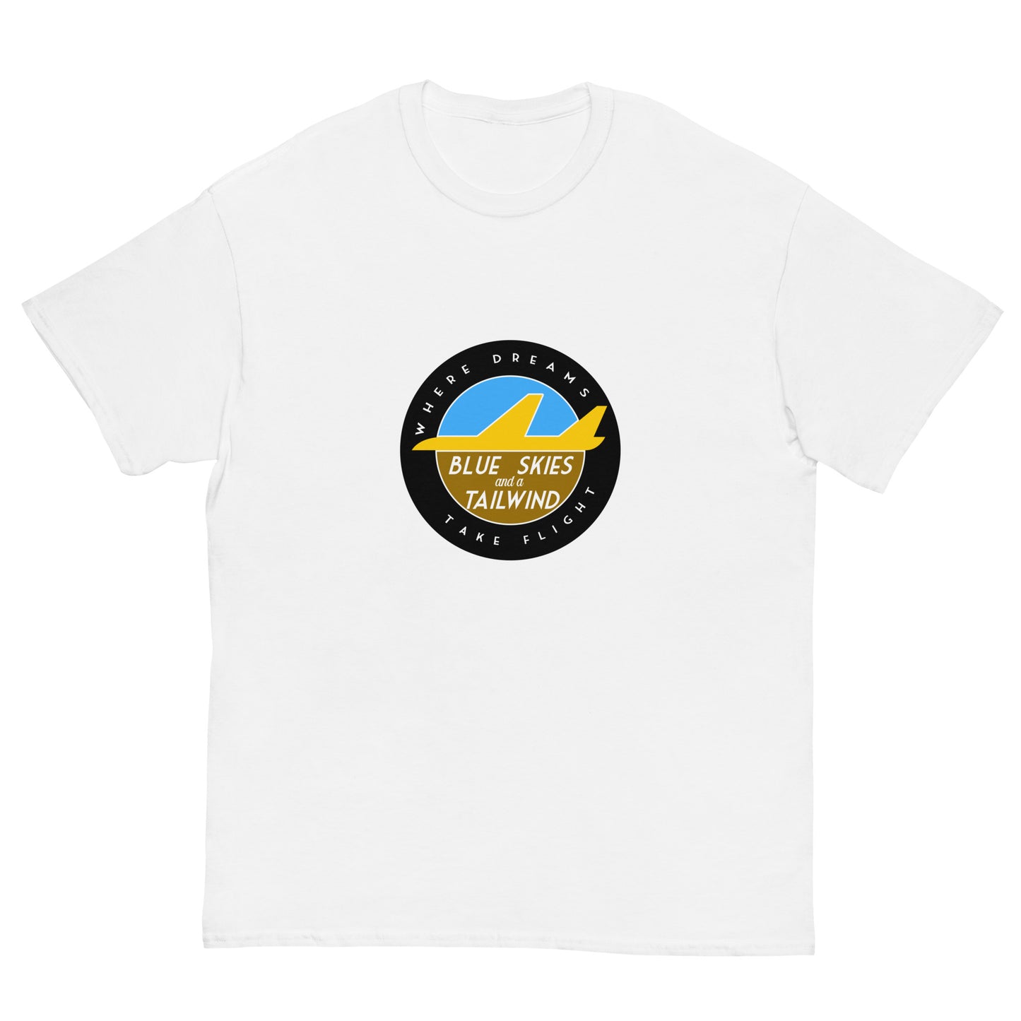 Blue Skies and a Tailwind Men's classic tee