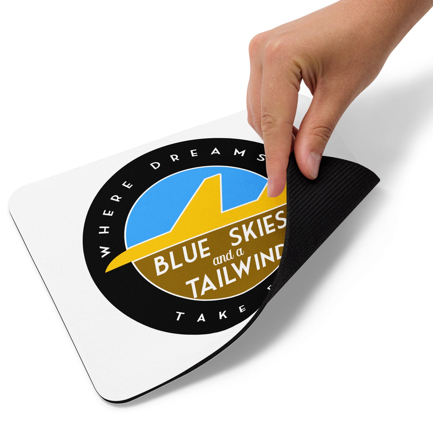 Blue Skies and a Tailwind Mouse pad