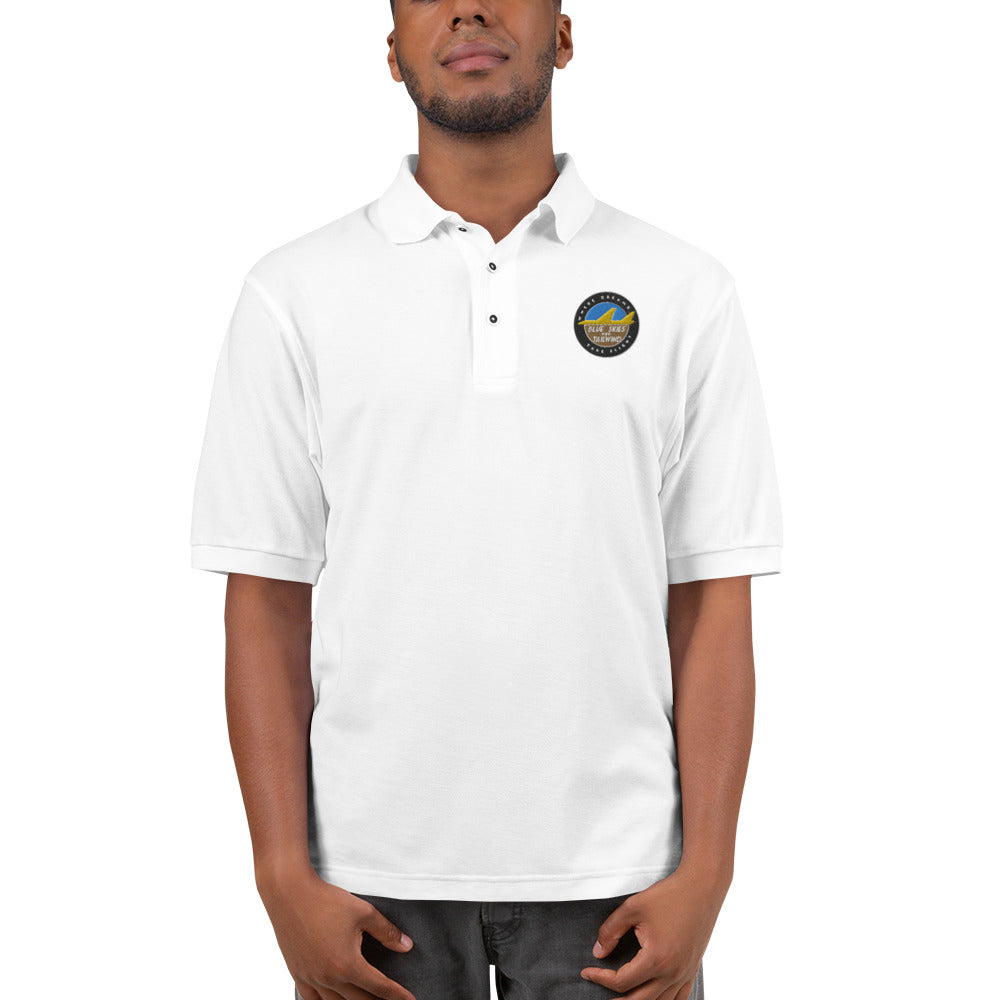 Blue Skies and a Tailwind Men's Premium Polo