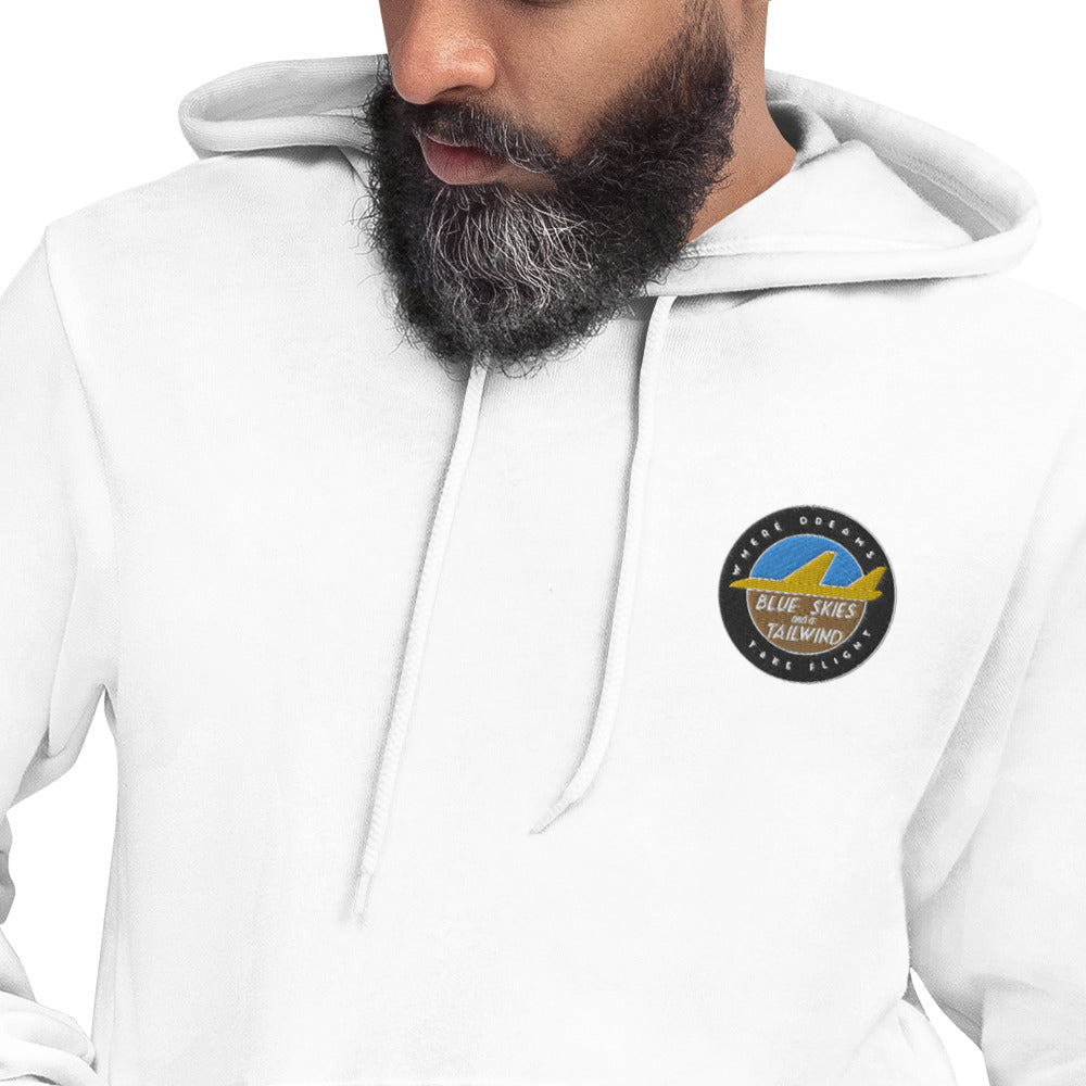 Blue Skies and a Tailwind Unisex hoodie