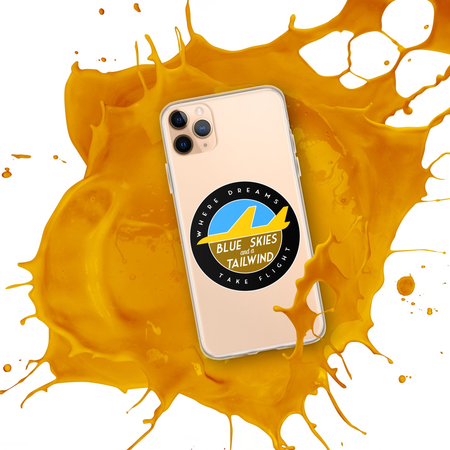 Blue Skies and a Tailwind iPhone Case