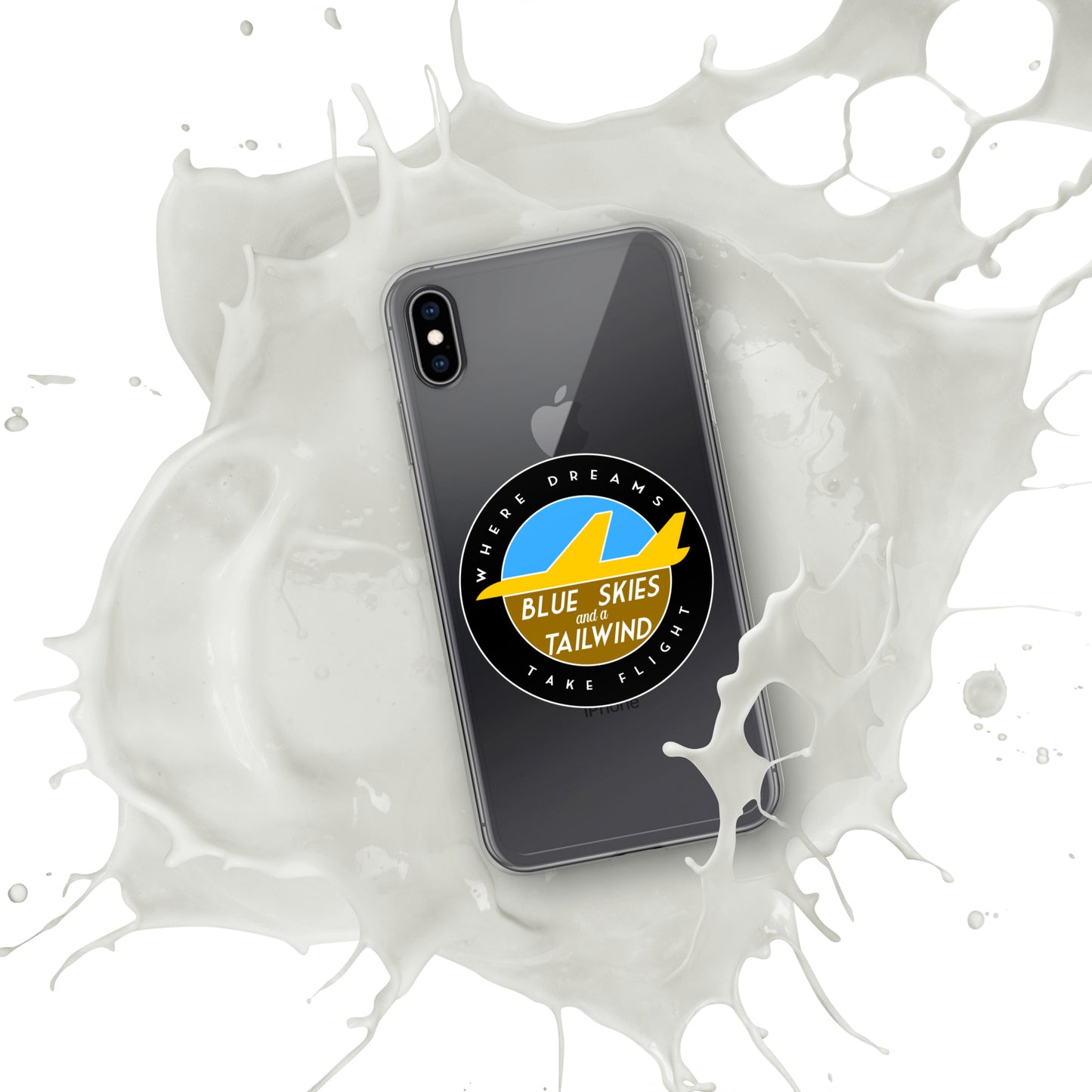 Blue Skies and a Tailwind iPhone Case