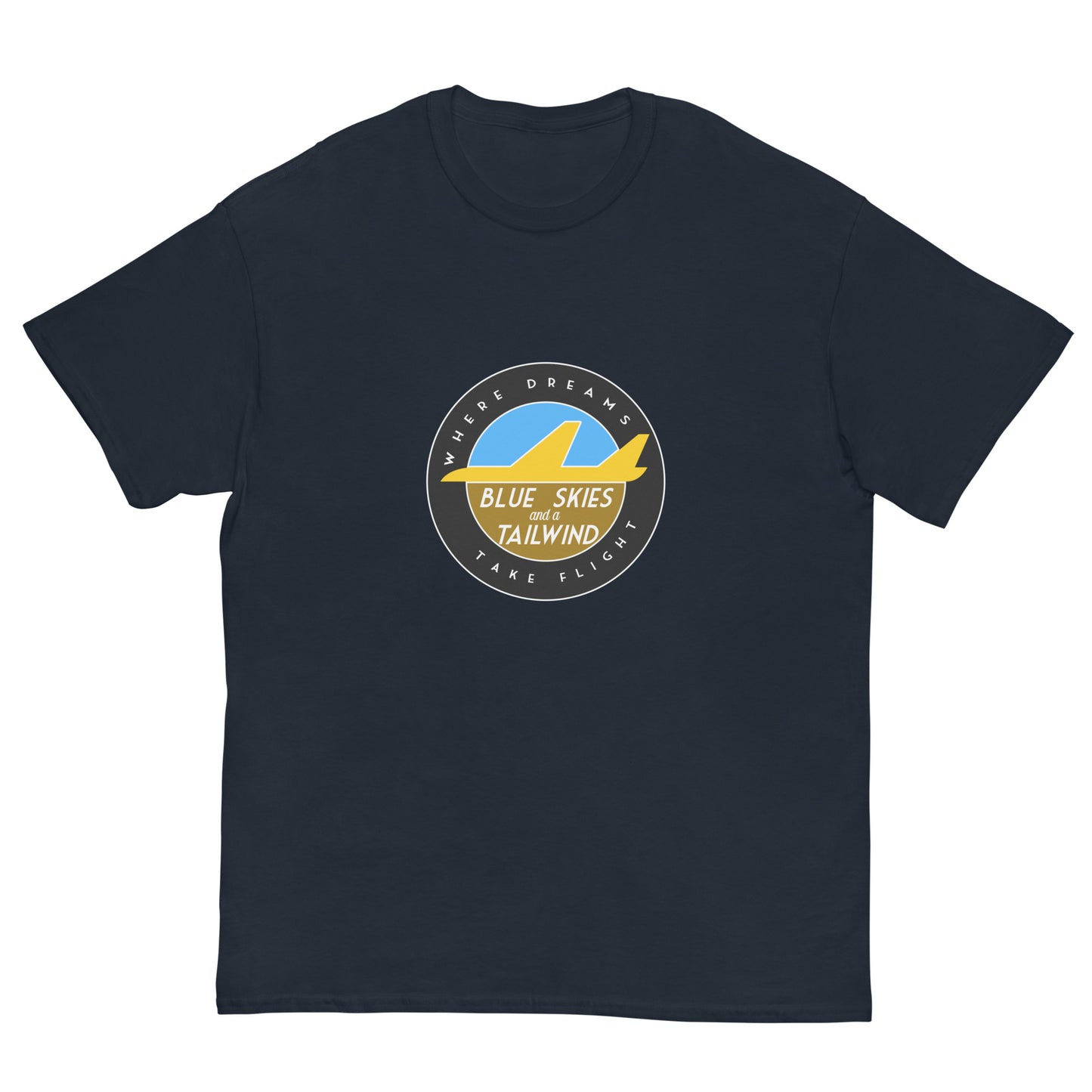 Blue Skies and a Tailwind Men's classic tee