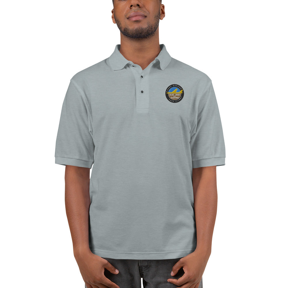 Blue Skies and a Tailwind Men's Premium Polo