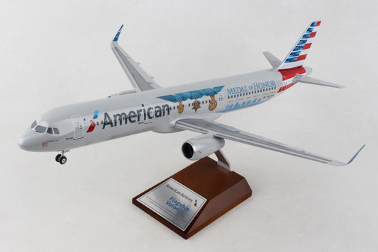 SkyMarks Supreme 1/100 American Airlines A321 Medal of Honor