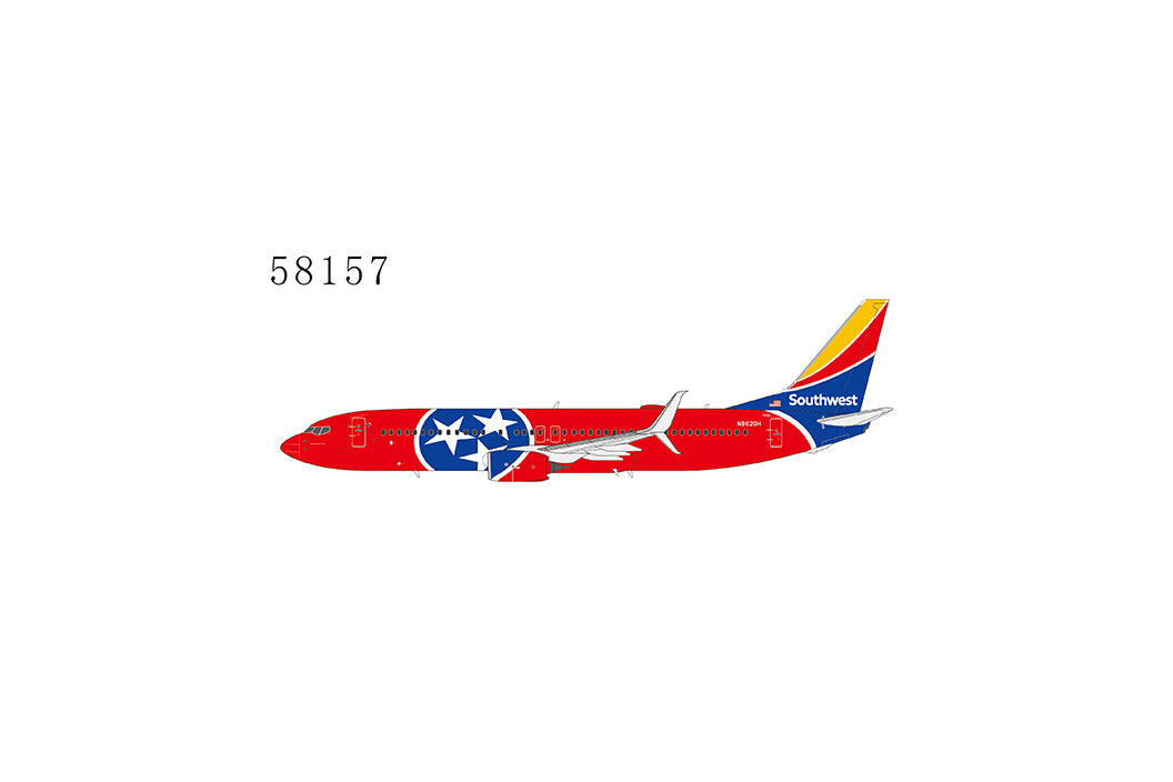 NG Models 1/400 Southwest Airlines Tennessee One 737-800 58157
